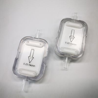 China Single Use IV Filter With  Hydrophilic PES 0.2μm and Hydrophobic PTFE 0.2μm Non-sterile for sale