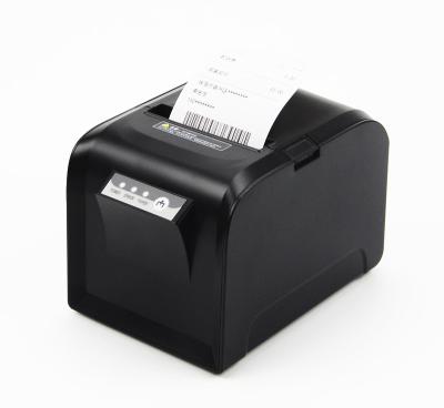 China Black And White 80mm Thermal Receipt Printer With Auto Cutter USB+LAN+WIFI for sale