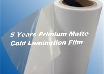 China Images Protection Matt Cold Laminating Film 1.2mm Moisture Resistant for sale