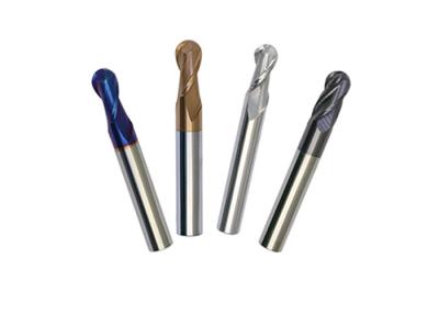 China Standard Spherical Ball End Mill Accurate Dimensions Cutter Sizes For Steel for sale