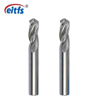 China 3 Flute Tungsten Solid Carbide Metal Drill Bit Self Centering Metal Cutting for sale