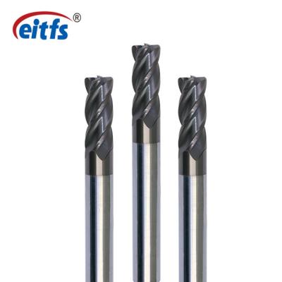 China Lathe Cutting Corner Radius End Mill , Diamond Coated End Mills For Aluminum for sale