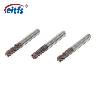 China CNC Router Cutting Bits Solid Carbide End Mill 4 Flute Flat Milling Cutter for sale