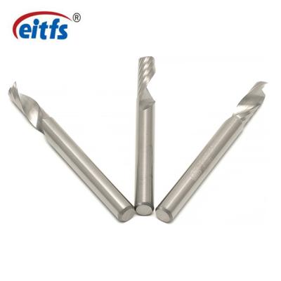 China Carbide Sing Flute End Mill , Carbide Cutting Tools For Plastic , MDF , Acrylic for sale