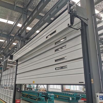 China Modern Durable Automatic Industrial Stacking Door for sale