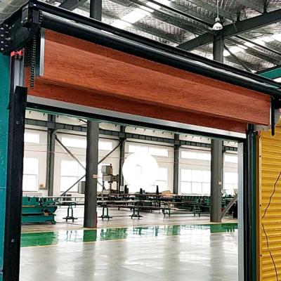 China Modern Waterproof Stacking Automatic Insulated Steel Garage Door for sale