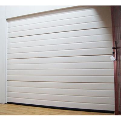 China Modern Automatic Long Lifespan Fireproof Single Steel Panel Double Overhead Elevator Garage Doors for sale