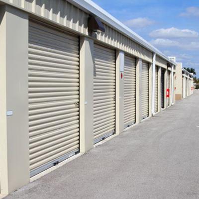 Chine Modern Automatic Metal Panel Self Steel Storage Roller Shutter Door à vendre