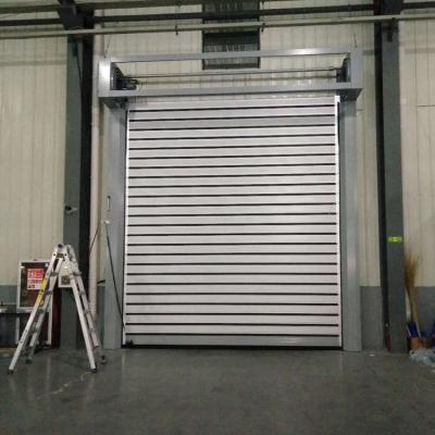 중국 Modern Exterior Spiral Fast Rolling Shutter Aluminum Hard High Speed ​​Door 판매용