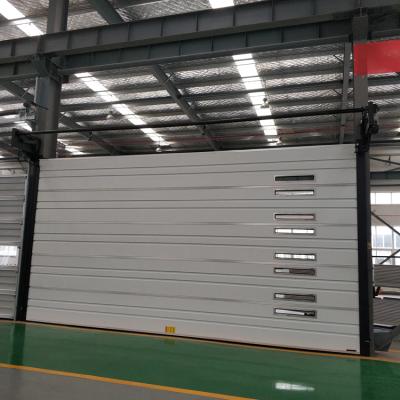 China Modern Industrial Steel Panel Auto Stacking Folding Door Te koop