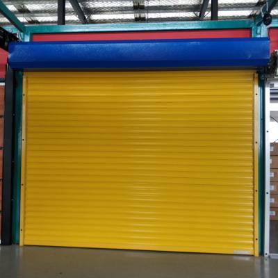 China Modern High Reliability Logistics Security Aluminum Roller Shutter Doors With Motor Te koop