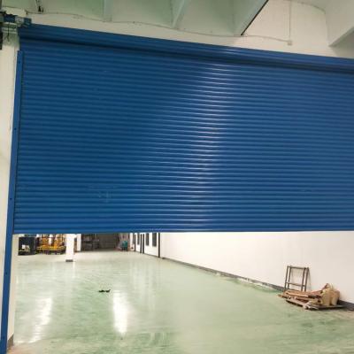 China Modern industrial warehouse overhead insulated vertical lifting metal roll up steel doors Te koop