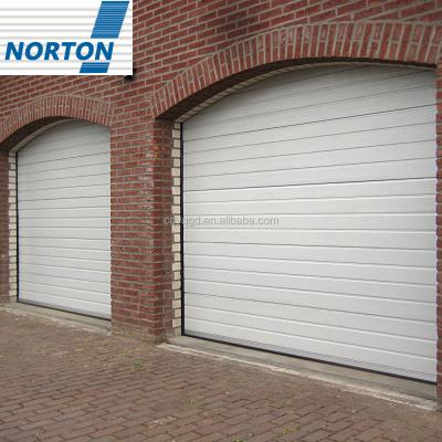 China Modern High Quality Sandwich Panel Insulated Sectional Garage Doors for sale