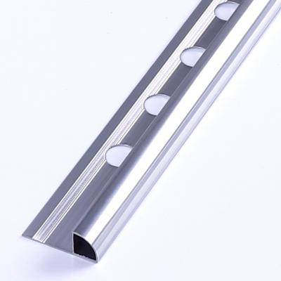 China Foshan Modern FSF Flexible Outside Corner Wall Corner Aluminum Ceramic Border Around Closed Wall Tile Edge Protection Trim for sale