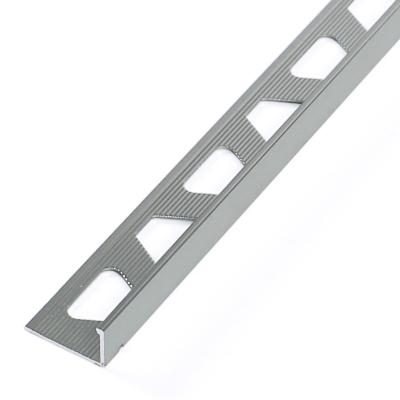 China Foshan FSF Factory Directly Metal Corner Guard Modern Silver L-shaped Edge Corner Tile Edge Trim Aluminum Profile for sale