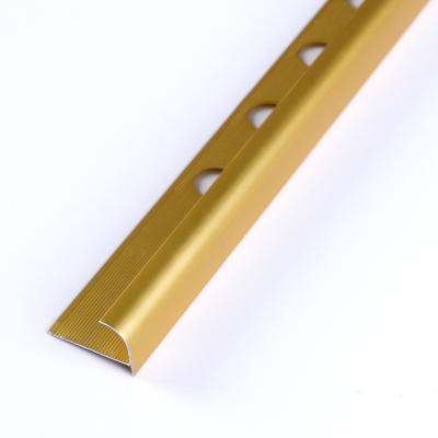 China FSF Modern Manufacturer Ceramics Trim Profile Tile Accessories Strips Tile Decorative Wall Edge Aluminum Tile Trim For Building Wall for sale