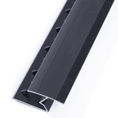 China Foshan FSF modern metal carpet transition furniture color aluminum carpet cover strips tile trim edge for floor edge for sale