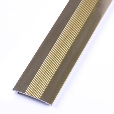 China Modern Foshan FSF Flooring Accessories Transition Strips Netlon Aluminum Floor Door Edge Threshold Trims Tile Transition Profiles for sale