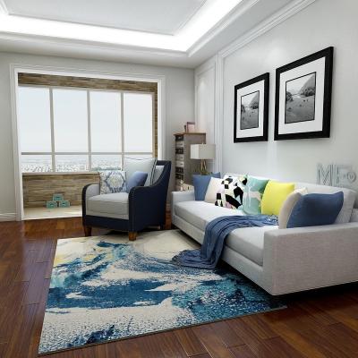 China Wholesale Hot Sale Washable Wilton Rugs Abstract Area Rugs Machine Made For Living Room for sale