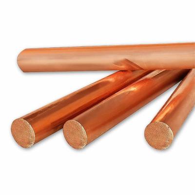 China 99% Cu Min Copper Bonded Rod com serviço de processamento de perfuramento à venda