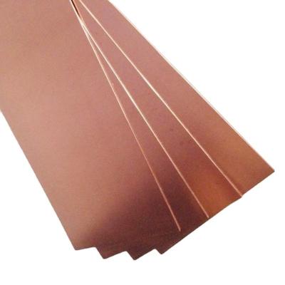 China Ultimate Strength ≥ 195 MPa copper thick plate for Decoration industry one ton minimum requirement for sale