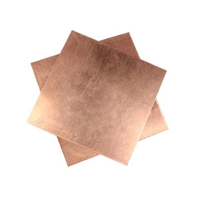 China High Strength Non-Alloy Copper 110 Plate With 30% Elongation for sale