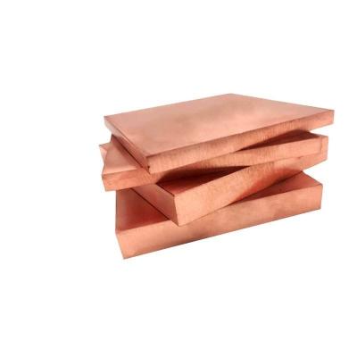 China Strength 2mm Copper Plate Non Alloy Anodizing Brushing Sand Blasting for sale