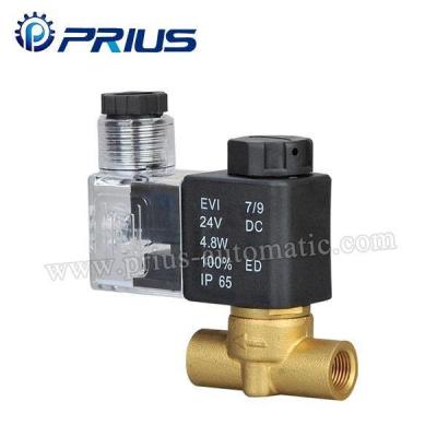 China XTF Small Copper Two Way Solenoid Valve , DC12V... for sale