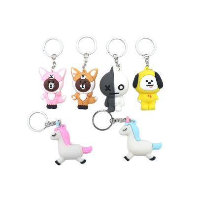 China Mini Promotion Gift Accessories Wholesale Animal Pendant Custom Toy Doll Key Chain for sale