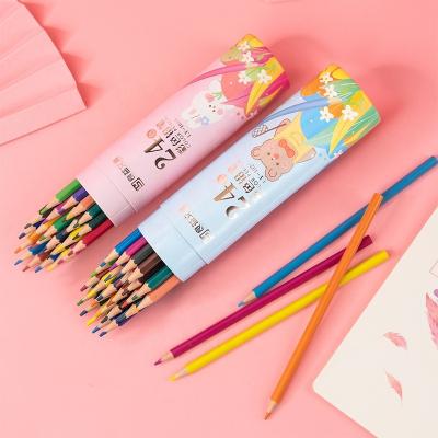 China Office & Wholesale School Pencil Kids Coloring Pencils 12/18/24/36/48 Color Pencils Set Colored Pencils With Box for sale