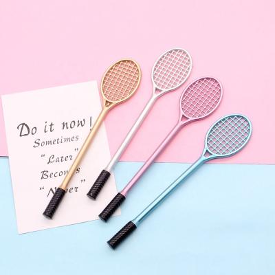 China Stationery normal Japanese and Korean tennis racket, whistle, creative key type gel pen for sale