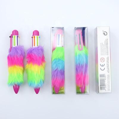 China Promotional Pen Multi Color Ink 6 Color Nib Ball Pens For Korea Japanese Pen for sale