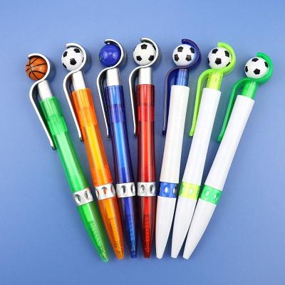 China Promotional Pen World Cup Soccer Pen NBA Plastic Basketball Pen Earth Pen With Custom Logo for sale