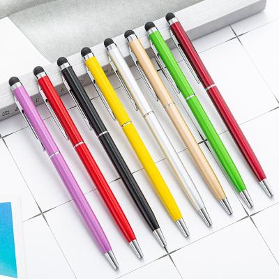 China Office & Promotional high quality cheap school pen prices custom logo hotel stylus pen thin thin metal ballpoint pen for sale