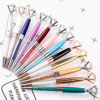 China Metal Promotional Luxury Crystal Diamond Gifts Pen New Ballpoint Pen Top Custom Ballpoint Pen for sale