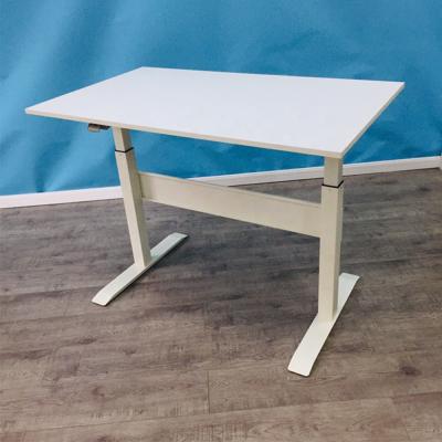 China 2019 Popular Commercial Office Furniture Ergonomic Gas Lifting Sit Stand Desk for sale