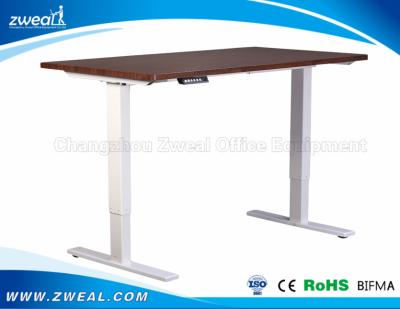 China Ergonomic Stand Sit Desk Frame Around Electric Motor Columns Height Adjustable Dining Table One-Leg for sale