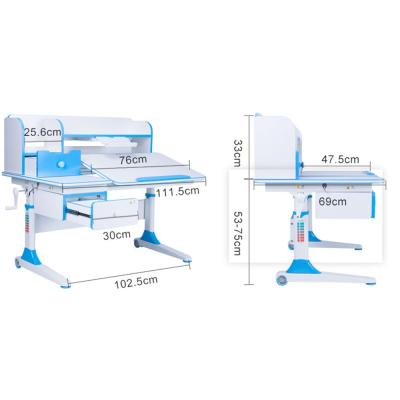 China Adjustable Height Adjustable Kids Study Desk And Chair For Kids Study for sale