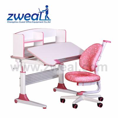 China Zweal manufacturer home study desk wholesale wardrobe and study table with good price for sale