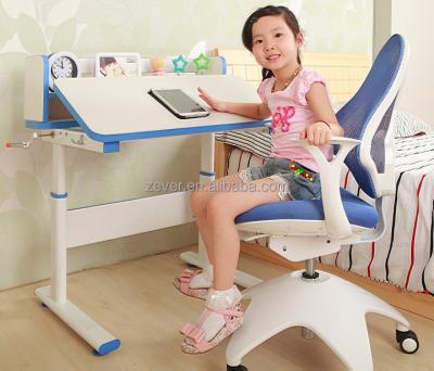 China Metal Height Adjustable Kids Study Desk for sale