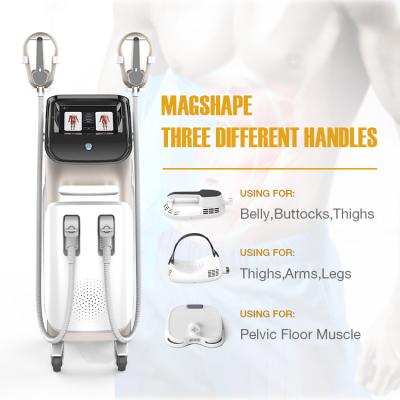 China Weight Loss EMS Body Sculpting 2 Handles Muscle Stimulator Magshape Muscle Bodybuilding Slimming Machine for sale