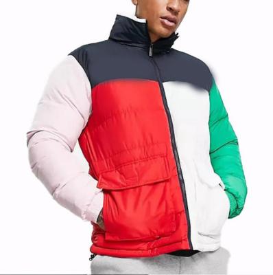 China Wholesale Custom Fashionable Classic Style Waterproof College Department OEM Color Matching Down Jacket For Men for sale