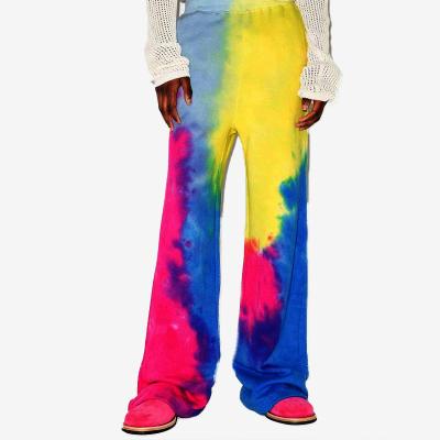 China Custom OEM Specifications Anti-Wrinkle Dye Printing Casual Sports Pants Street Style Pants For Men for sale