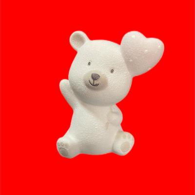 China Craft DIY Toys Plaster Figurine Bear DIY Balloon Toys Coloring Mold Colored Model Drawing Customization for sale