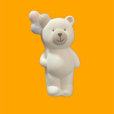 China Craft DIY Toys Plaster Figurine Bear DIY Balloon Toys Coloring Mold Colored Model Drawing Customization for sale