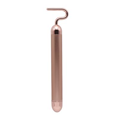 China Luxury Wholesale 24K Gold Energy Beauty Bar Facial Face Peel Tightening Vibrating Lifting Massager for sale