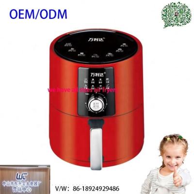 China With Obvious Deep Barket 3.5L 4L Multi-Function Touch Screen Air Fryer Oilless Digital Smart Electric Air Fryers with Obvious Deep Barket for sale