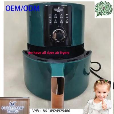 China Household 3.5L Air Deep Fryers Temperature Control Manual Air Fryer Wholesale Electric Heating Smart Deep Fryers Healthy Oil Free for sale