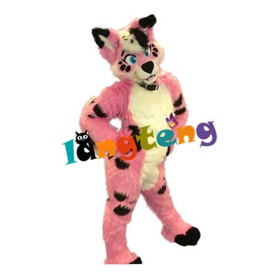 China INSTOCK N328 Fox Dog Husky Fursuit Furry Long Fur Monster Mascot Costume For Party for sale