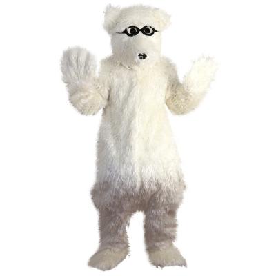 China Wholesale Custom Made White Bear Mascot Halloween Cosplay Cartoon Mascot Costumes From INSTOCK 524 for sale